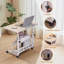 Bureau à domicile à roulettes sur roulettes-434190462