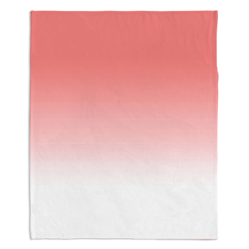 Jeté Sienna, l 68 po x L 80 po, Rose / Pêche