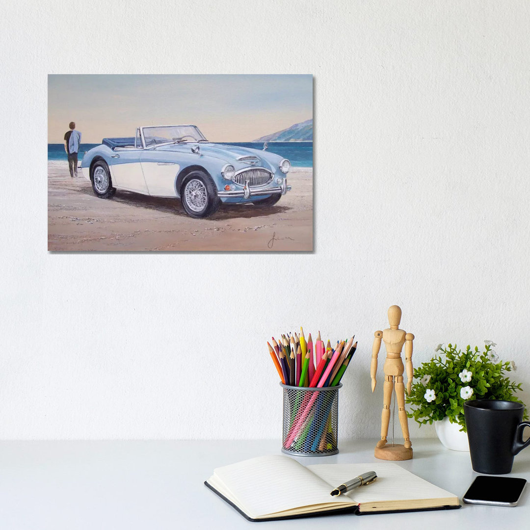 1963 Austin Healey 3000 Mark III BJ8 by Sinisa Saratlic - No Frame Gallery-Wrapped Canvas Giclée on Canvas