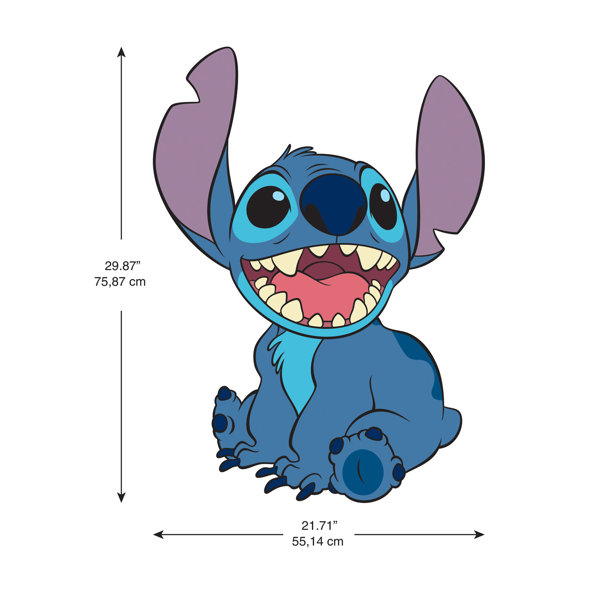 DISNEY STITCH FAR OUT PEEL AND STICK WALL DECALS