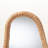 Abner Handwoven Wicker Irregular Shape Rattan Wall Mirror