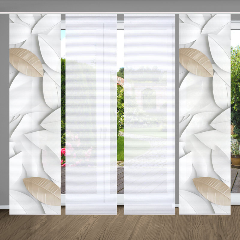 Semi Sheer Sliding Panel, Natural colors