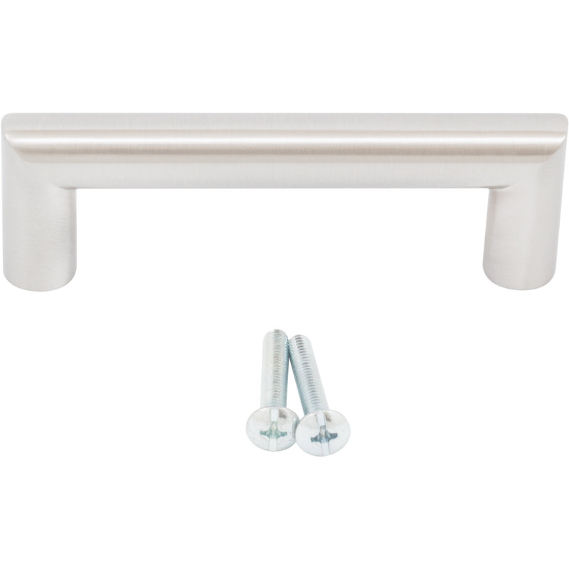 Poignée barre 3 po Contemporary, Nickel satiné