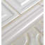 Blanco 8" x 1.25" Ceramic Chair Rail Tile Trim in Brillo Zen White