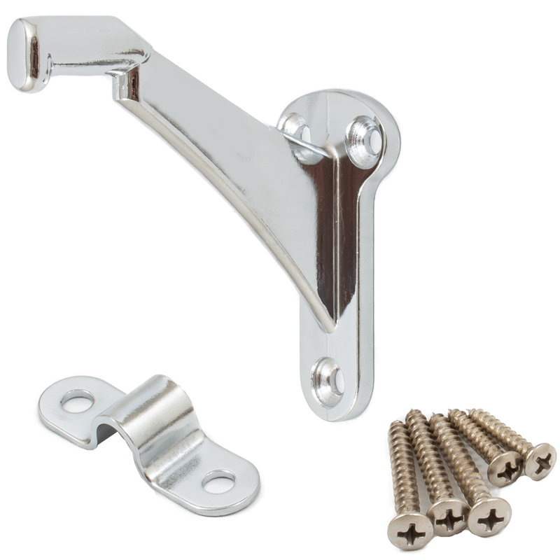 Support 3,5 po x l 2,6 po x P 1,5 po, Chrome poli