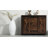 39.25"W Farmhouse Sideboard Buffet Credenza, Storage Cabinet with Fluted Tempered Glass Sliding Barn Doors, Drawers & Adjustable Shelves for Kitchen, Dining Room & Living Room