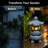 Japanese Resin Lantern, Garden Statue, Lighted Roof Outdoor Use