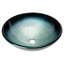 Lavabo de salle de bain vasque circulaire en verre peint à la main-1785747723