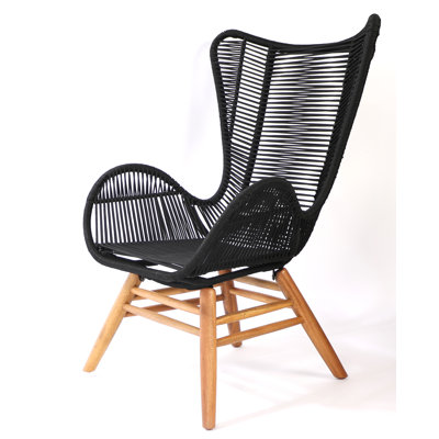 Outdoor Patio Dining Armchair with Cushion