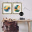  Ensemble de 2 toiles flottantes encadrées "Outer Space Round Galaxies" par Grace Popp-74208547-74208550