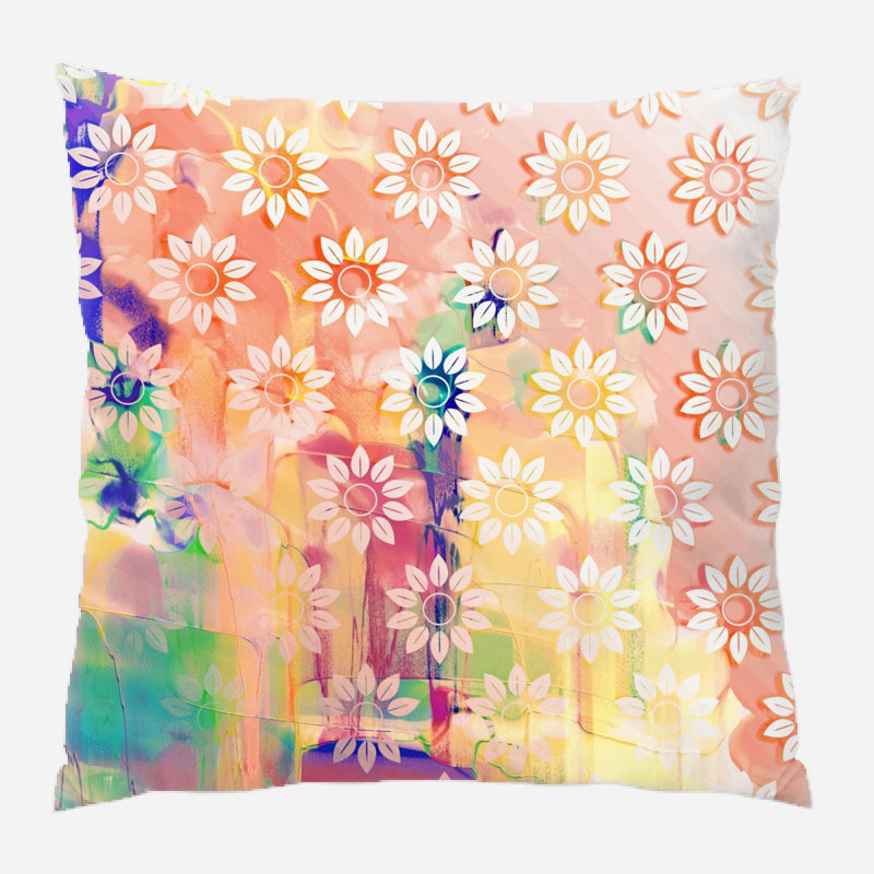 Vetter Pattern Throw Pillow, Microsuede, Indoor