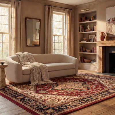 Tapis oriental en laine touffeté à la main Balthrop