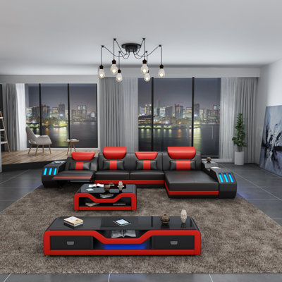 Starfighter Upholstered Power Reclining L-Shaped Sectional