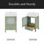 20-Inch Bathroom Vanity With Ceramic Sink And Ample Storage - Ideal For Small Bathrooms-637916865
