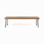 BANC ZT INDUSTRIEL EN BOIS ET MÉTAL RECTANGULAIRE