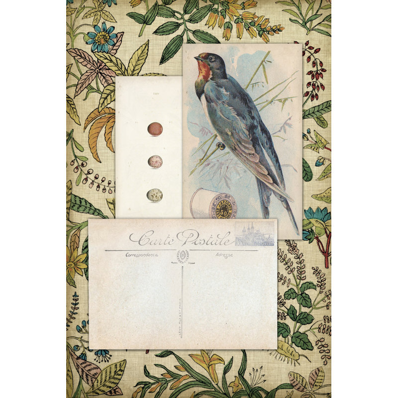Romantic Ephemera III by Vision Studio - Wrapped Canvas Art Prints, 76cm H x 51cm W