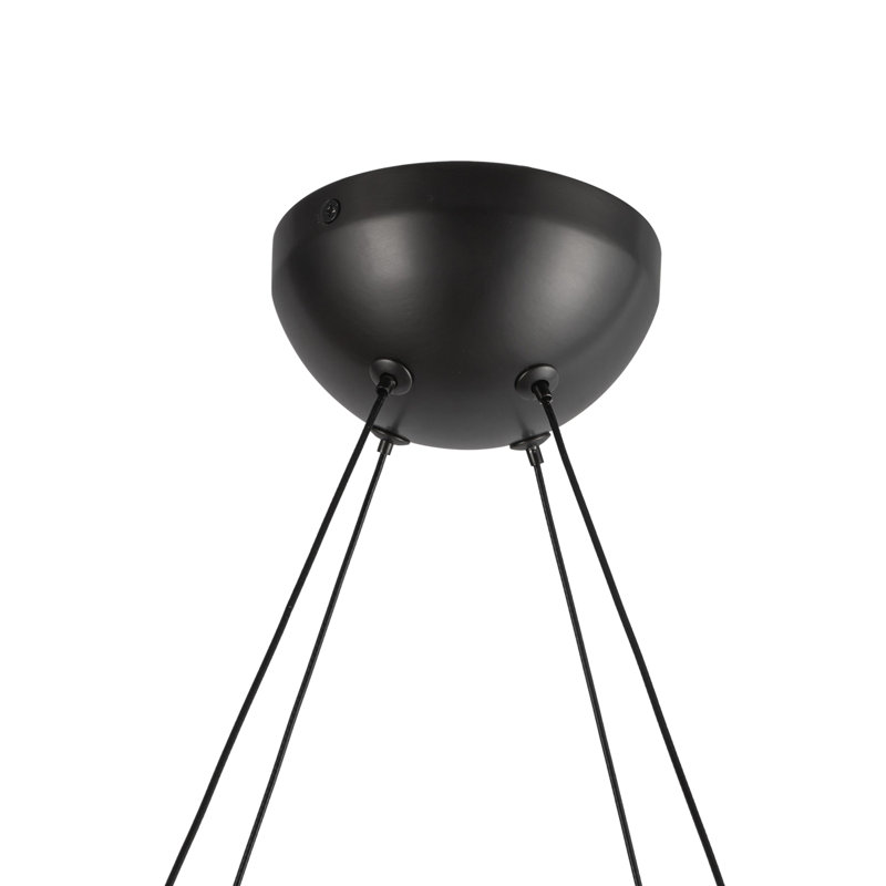 Taurus 22-In Chandelier, Black