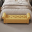 Banc de rangement capitonné 40 po, banc de rangement rembourré avec repose-pieds, banc de fenêtre à accoudoirs roulés-1041794213-1017028339