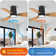 Emidia Flush Mount Ceiling Fan with LED Light for Medium Rooms