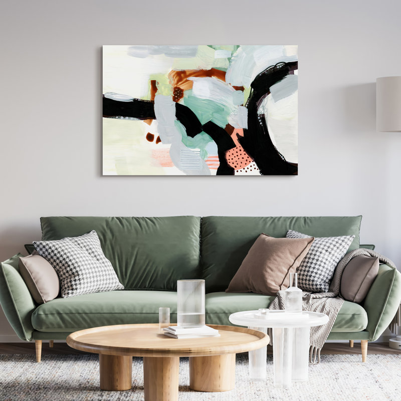 'Synchronal I' Print on Glass