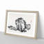 Mountain by Kono Bairei - Picture Frame Painting Print-55726456-55726462