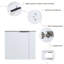 Meuble-lavabo simple 22,34 po avec plateau Kannan-1540823649