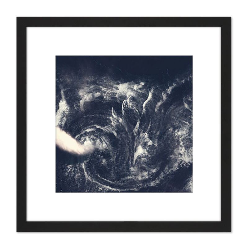 Abstract Clouds Weather Tornado - Single Picture Frame Painting