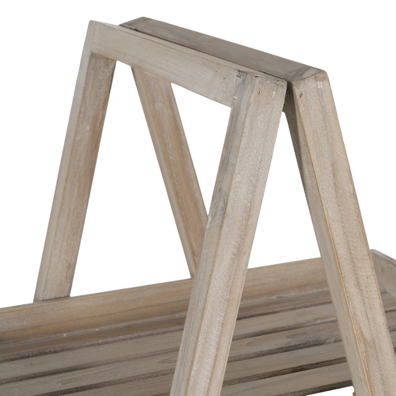 Dacey 120cm W Solid Wood Shelving Unit