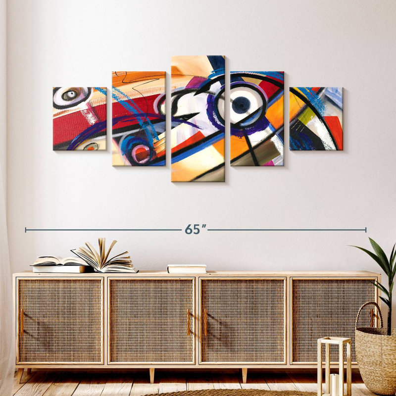 Bold Streams, 24" H x 55" W