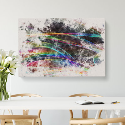 Rainbow Smoke Vol (1) - Wrapped Canvas