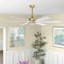 Grand ventilateur de plafond 64 po avec lumière DEL et télécommande-684312306-684312319