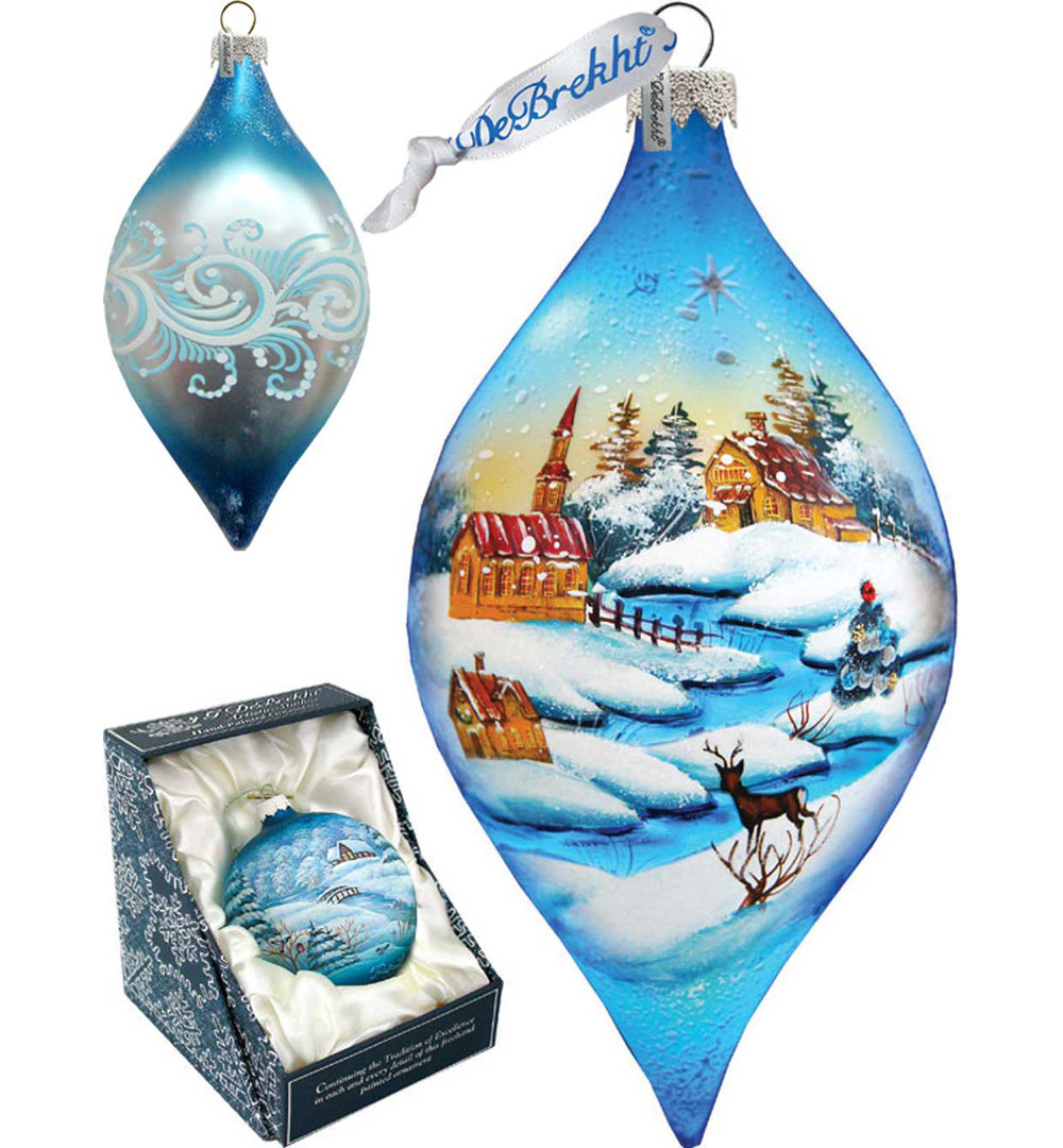 3.5'' Handmade Glass Finial Ornament The Holiday Aisle®