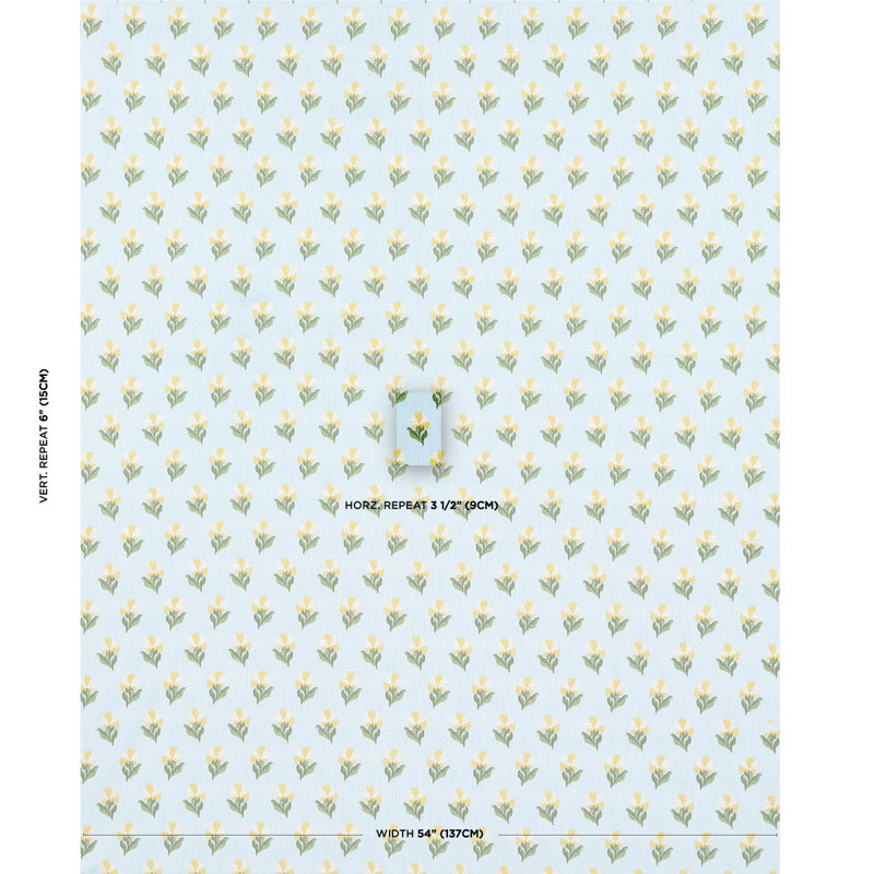 Rosina Floral Fabric, Marigold