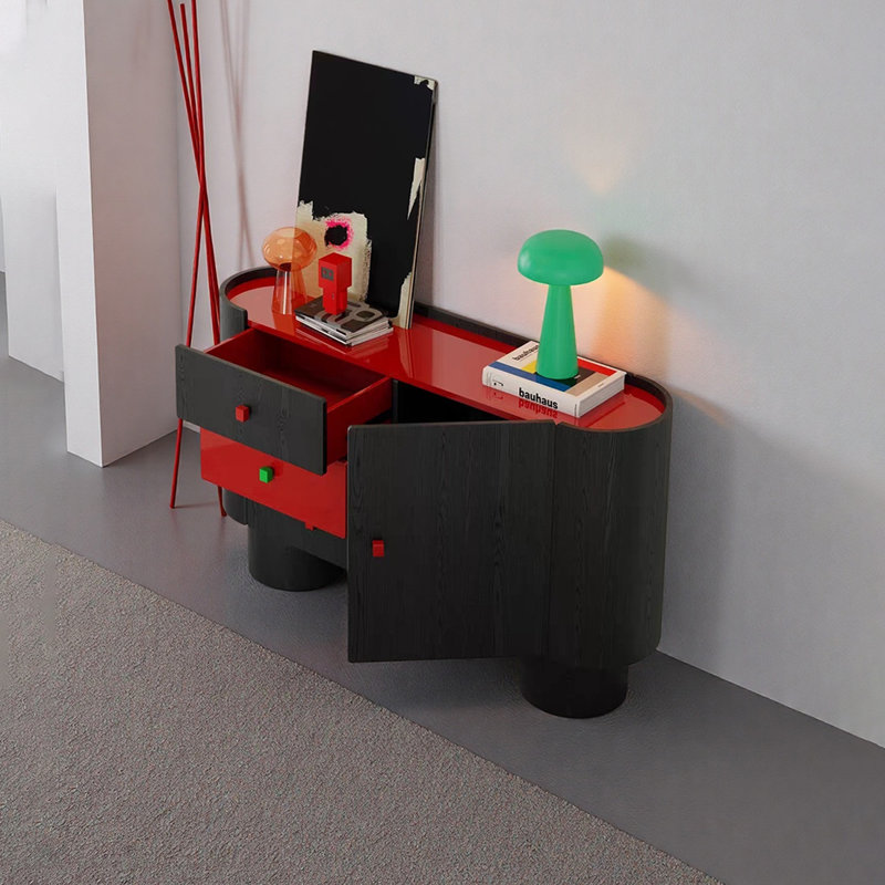 Buffet multifonctionnel de style nordique, H 31,5 po x l 47,24 po x P 15,75 po