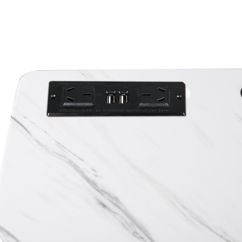 Thresa Adjustable Metal Base Standing Desk