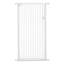 Barrière de sécurité extra haute réglable de 142 cm (56 po) pour chats et chiens - Ensembles de fixation par pression et murale, espacement réduit des barreaux, barrière de sécurité pour escaliers et portes d'intérieur-1344333912