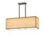 36" Long Quadrato Lounge Oblong Pendant