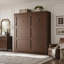 Lit escamotable avec commode escamotable, peu encombrant et élégant-840511791-840511784