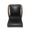 Chaise d'appoint rembourrée Mid-Century