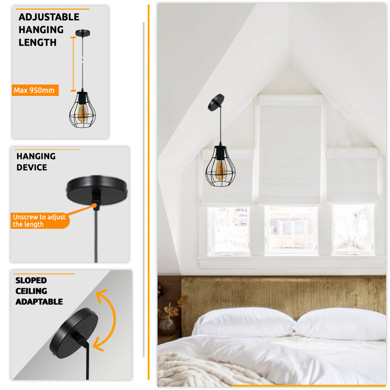Rover 1 - Light Black Single Pendant