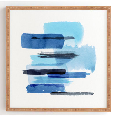 «Feelings Blue» par Ninola - reproduction de cadre photo sur bois