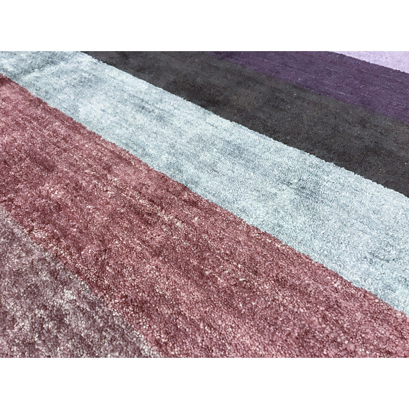 Striped Area Rug in Multicolor