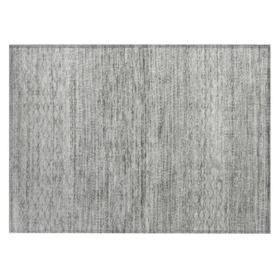 Machine Washable Indoor/Outdoor Kirksville ACN2150 Striped Rug