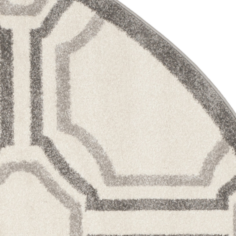 Tapis géométrique Amherst Performance, Rond 7 pi