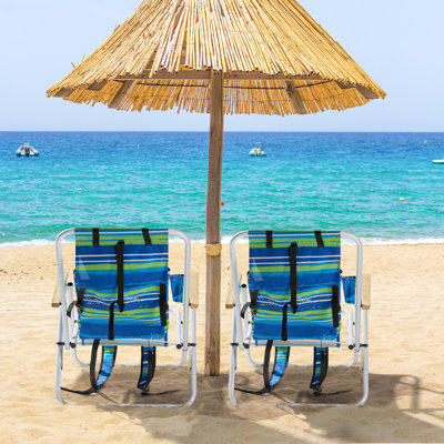 Balmoral Reclining Beach Chair by Highland Dunes