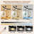 52 Inch Ceiling Fan With Light, RGB Backlight Quiet LED Ceiling Fan With Remote For Bedroom, Living Room, Kitchen, 3CCT, 6 Speeds, Reversible, Dimmable, Timer, Memory-2119282248