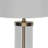 Metal Gold Table Lamp with Clear Glass Body