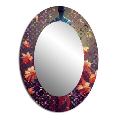Luxurious Fantasy Dress I - Glam Oval Wall Mirror
