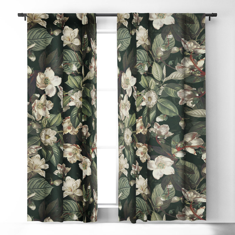 Yuel Blackout Curtain Single Panel, 50" W x 120" L