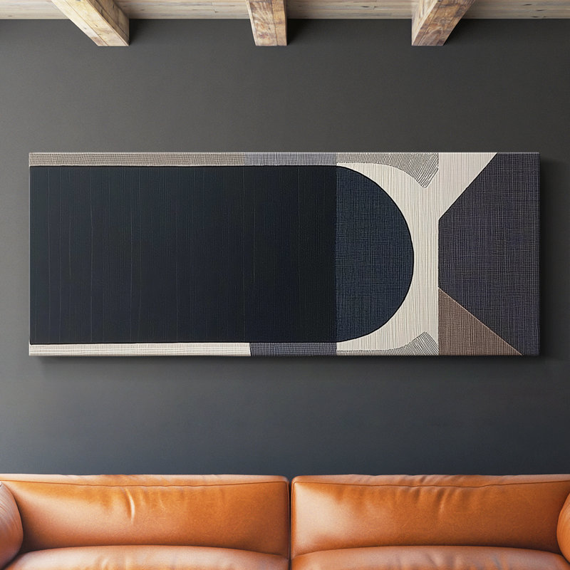 Abstract Series 7 #XCIV-Wide Gallery Wrapped Canvas, 12" H x 30" W